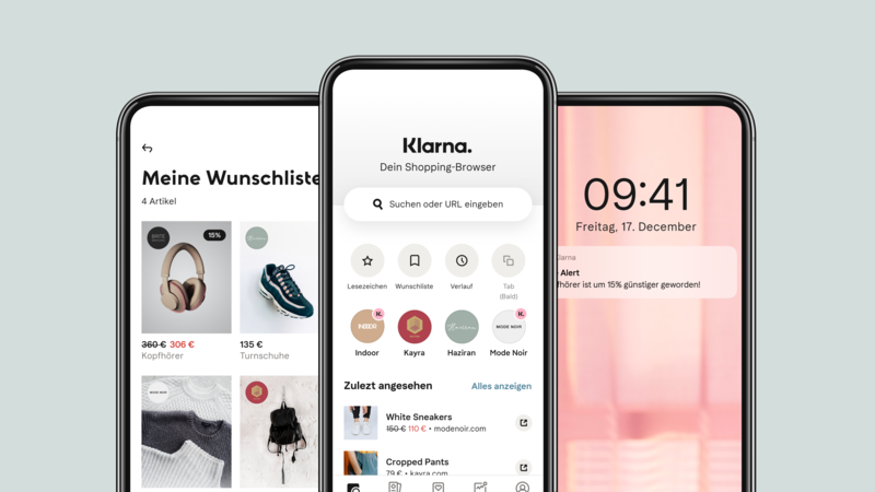Klarna Apps Zahlungsdienstleister
